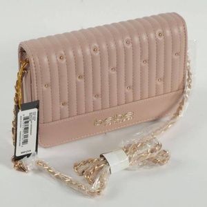 Bebe Aliah Flap Crossbody Bag NWT Mauve